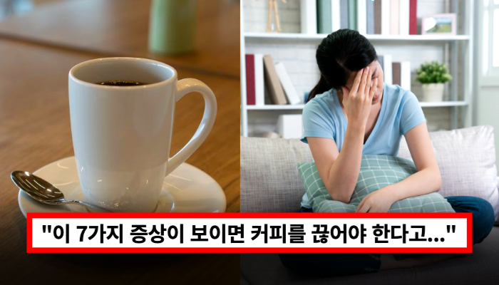 “이런 증상이 보이면 바로 끊으세요”지금 당장 커피를 끊어야 되는 위험신호 7가지들